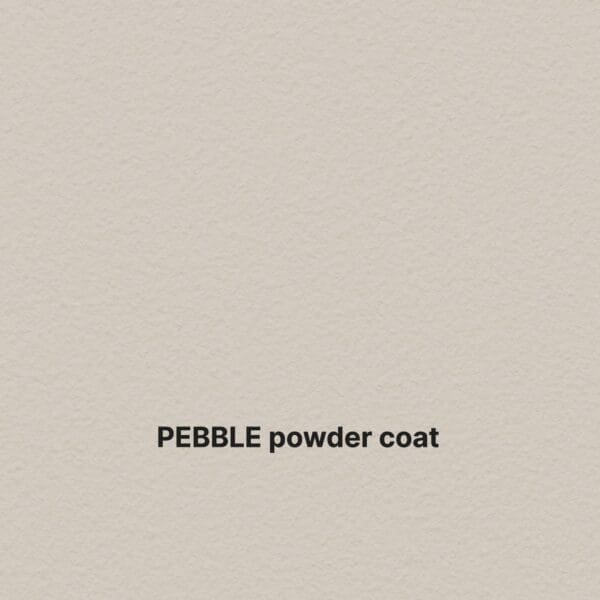 Image of swatch of Pebble powder coat