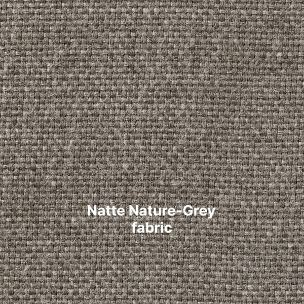 Image of swatch of Sunbrella Natte Nature Grey fabric