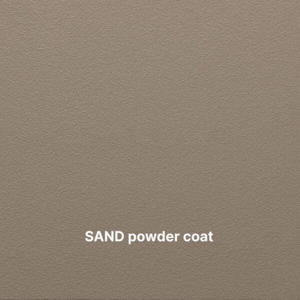 Image of swatch of Sand powder coat