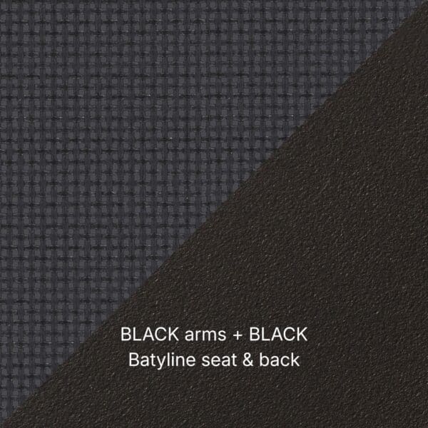 Image of black frame and Black Batyline combination