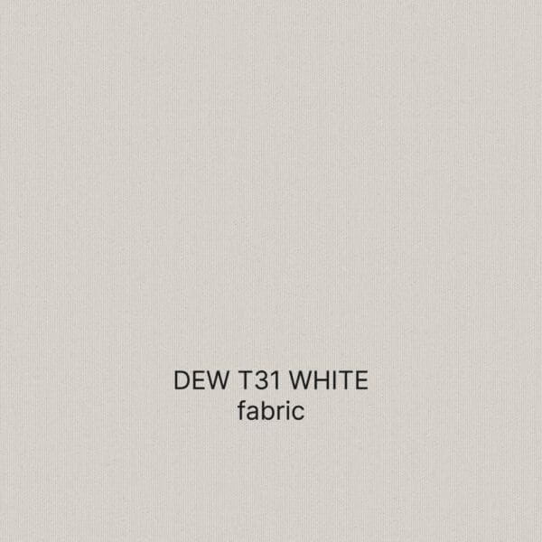 Image of swatch of Dew T31 White fabric