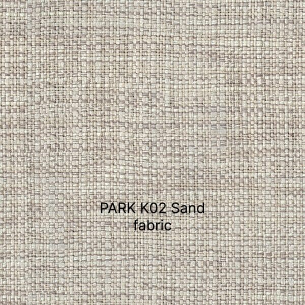 Image of swatch of PARK K02 Sand fabric used for RODA furniture