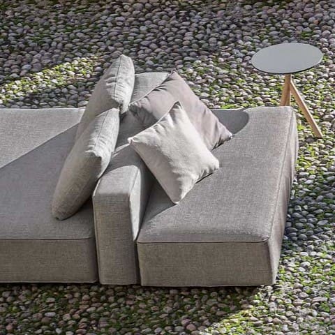Image of Dandy sofa in PARK K02 Sand fabric by RODA