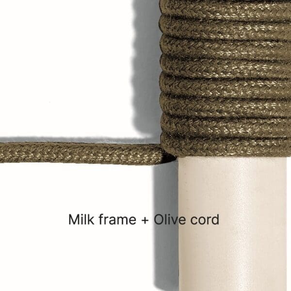 Milk frame + Olive cord Ø 3 mm