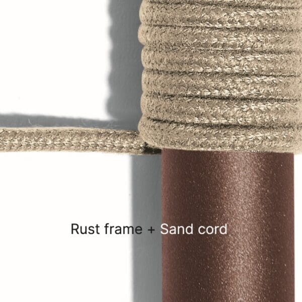 Rust frame + Sand cord Ø 3 mm