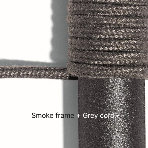 Smoke frame + Grey cord Ø 3 mm