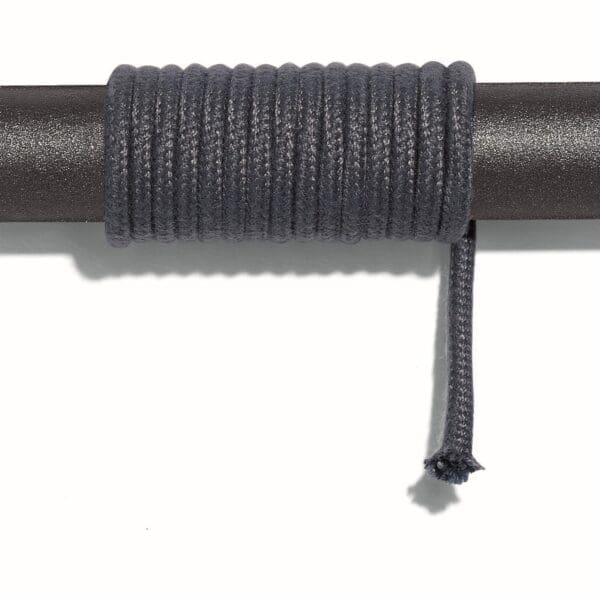 Image of swatch of Smoke frame and Grey 3mm cord used for RODA furniture