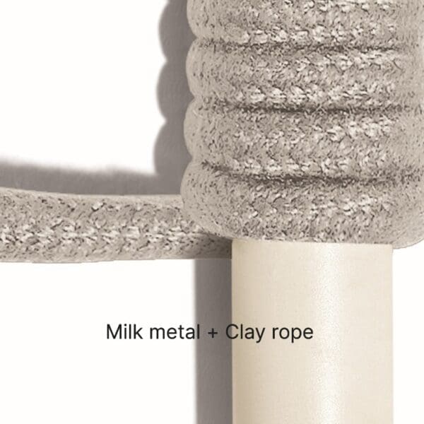 Image of swatch of RODA milk+cord CLAY