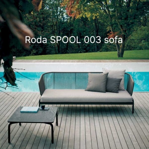 Image of Roda Spool 003 sofa on decking