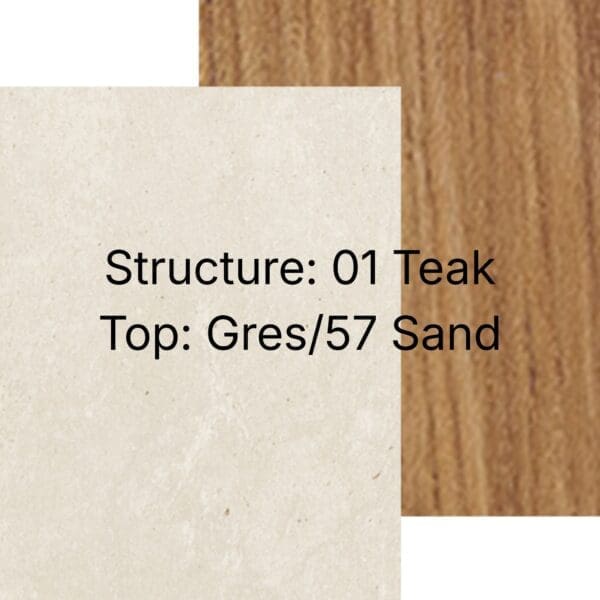 Structure: 01 Teak - Top: Gres/57 Sand