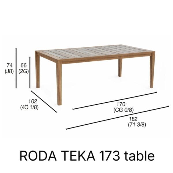 RODA TEKA 173 table