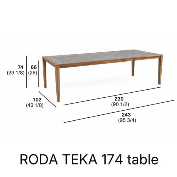 RODA TEKA 174 table