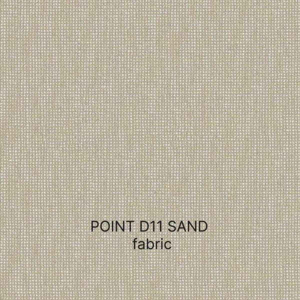 Image of swatch of point D11 sand used by RODA furniture