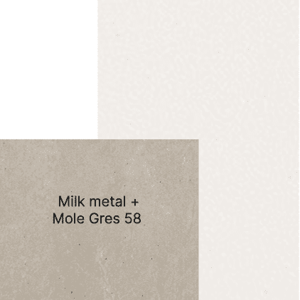Image of Roda swatch combination milk + gres mole