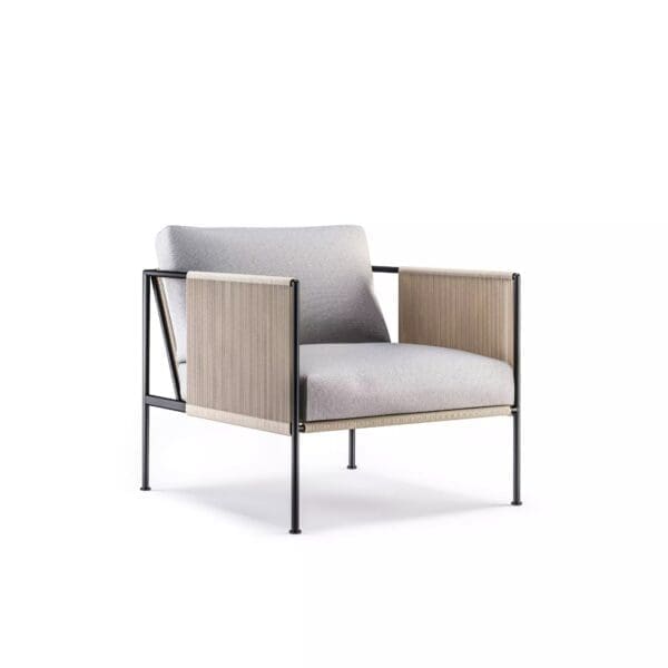 Studio image of swatch of Roshults Antibes garden lounge chair