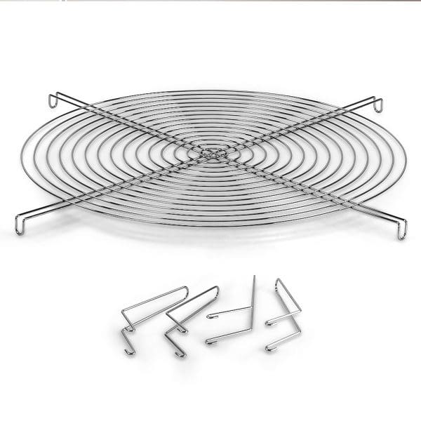Image of stainless steel BBQ grill for use with AK47 fire pits