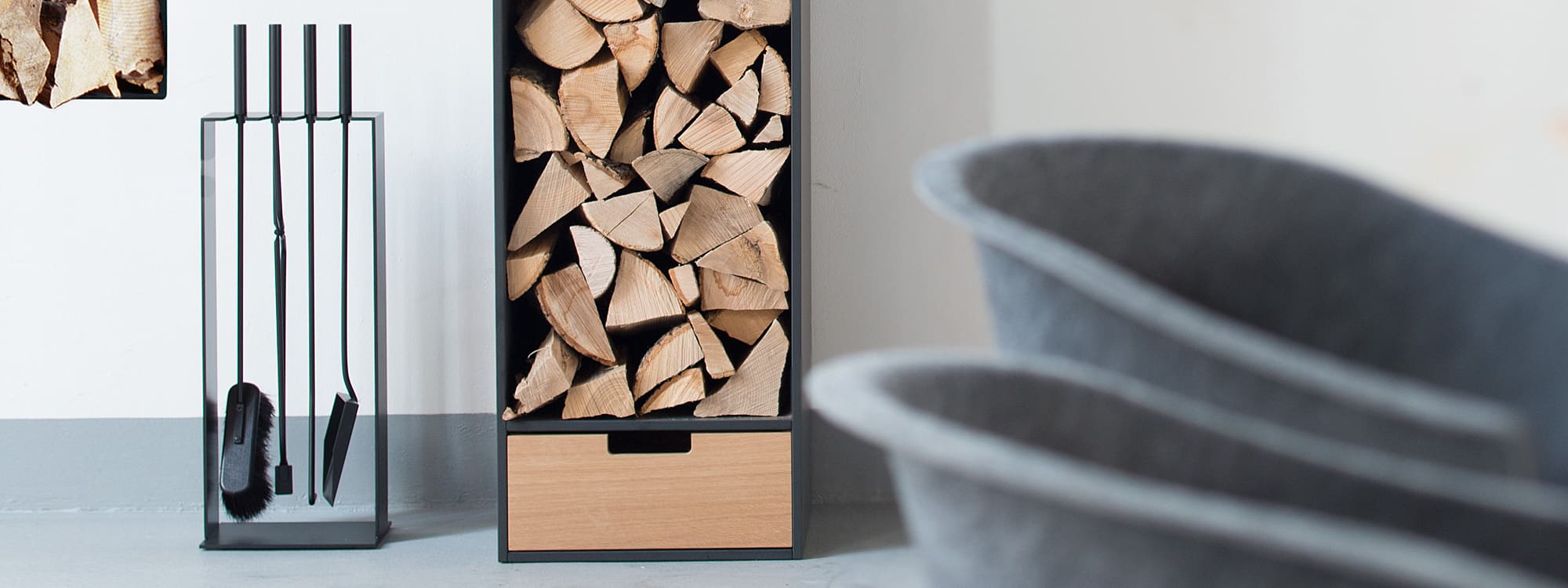 Image of Norma minimalist companion set with chic German design