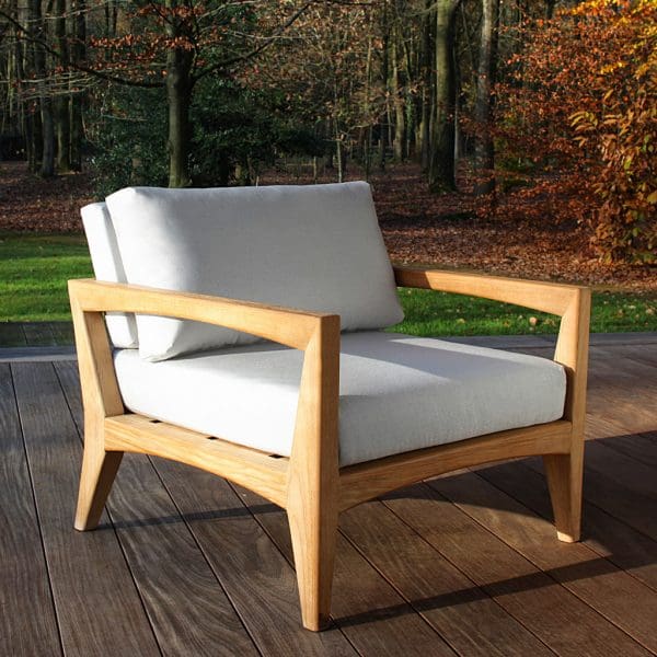 Image of ZNTL 100 Zenhit teak lounge chair by Royal Botania