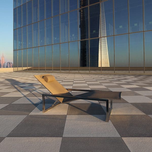 Image of Royal Botania NNX 195T sun lounger on city roof top