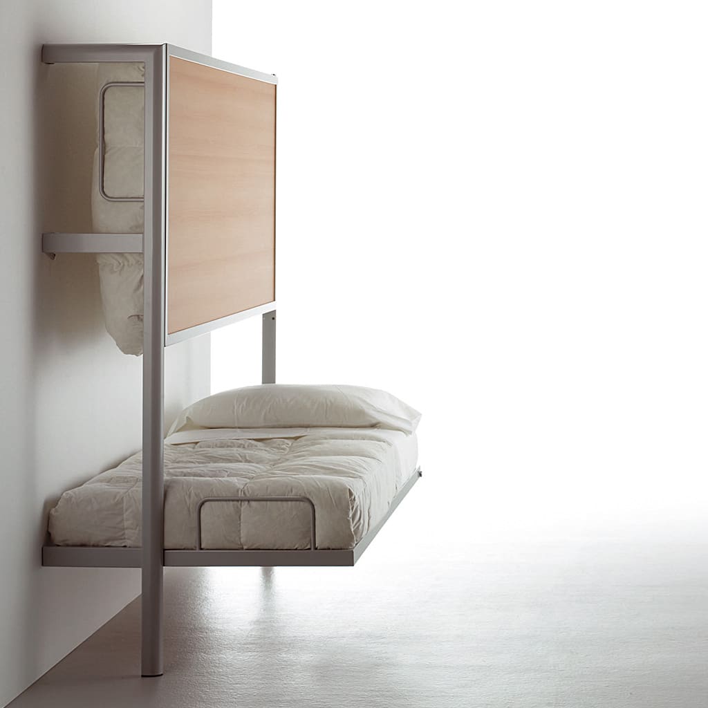 Studio image of La Literal bunk bed with lower bunk open and top bunk closed