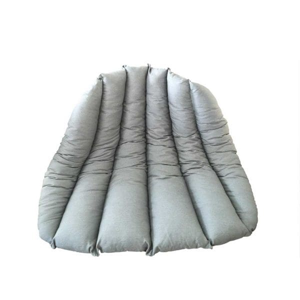 Image of small scalloped cushion in grey for Bios swing seats by Unknown Furniture