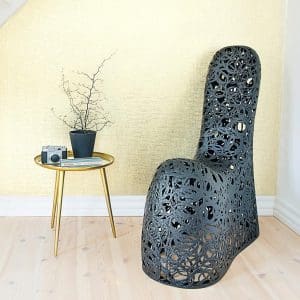 Image of Solo, which is an organic design garden chair by Unknown Nordic furniture