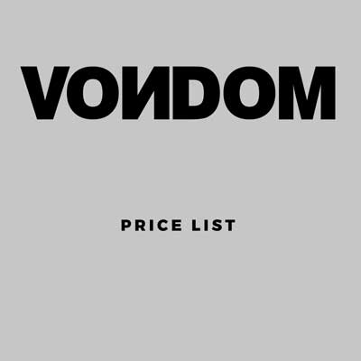 Vondom-price-list-cover