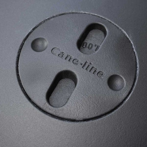 Image of Cane-line logo on the lid of Ember fire pit
