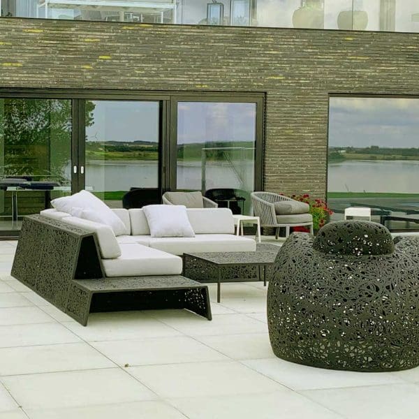 Image of Bios Lounge outdoor furniture by Unknown Nordic on chic terrace