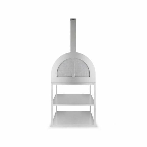 Image of Roshults Wood Oven with brushed stainless steel base