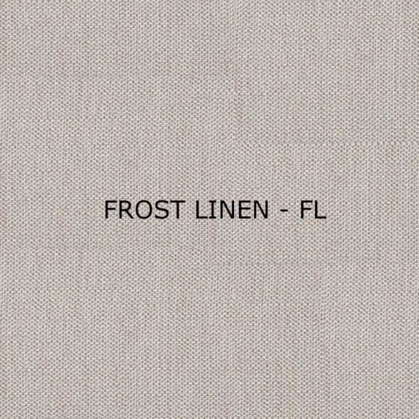 Image of Frost Linen fabric swatch for Exes & Folia dining set , organically inspired outdoor chairs & unique circular garden dining table by Royal Botania luxury garden furniture