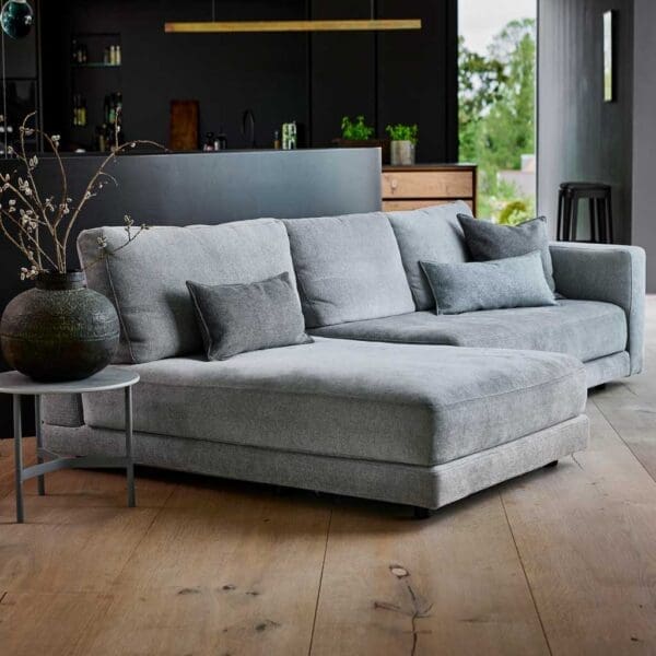 Image of Scale modular sofa and daybed in Light-grey Cane-line Essence fabric