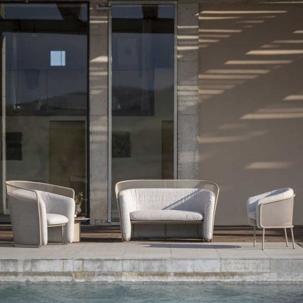 Image of Slide contemporary outdoor lounge furniture by Todus on poolside