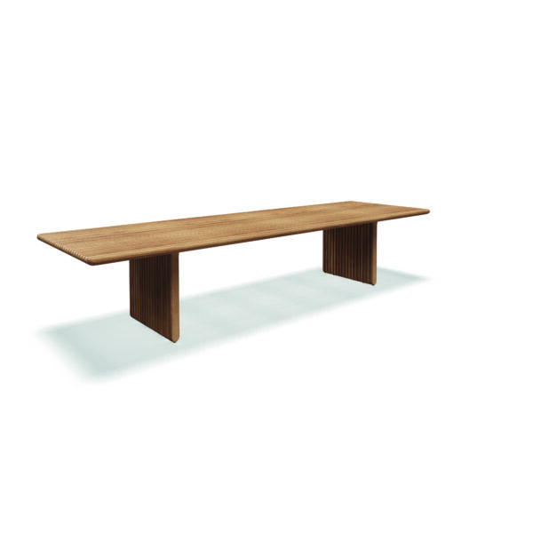 Studio image of medium Gloster Deck 365cm teak DINING TABLE