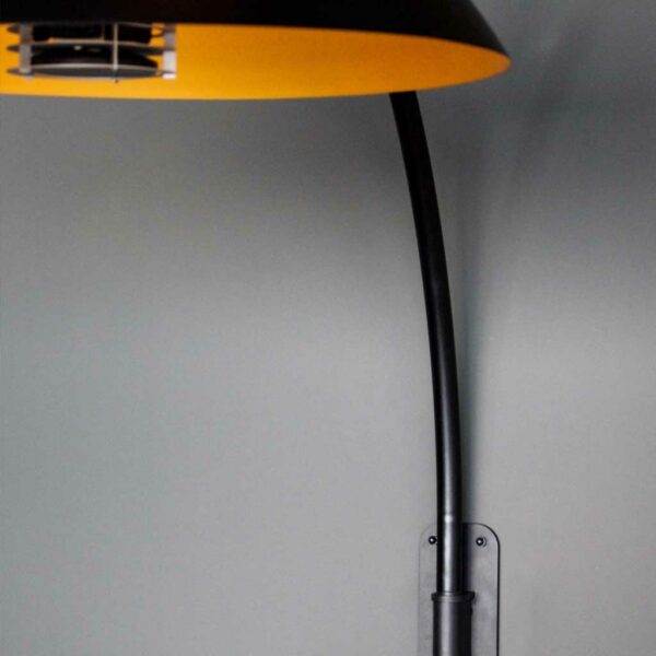Image of Dome Bow Bracket electric wall heater and dimmable light by Heatsail