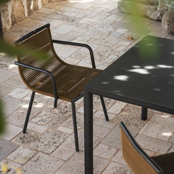 Image of RODA Laze garden chair & Plein Air outdoor table by RODA