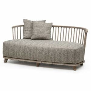 Studio image of Gommaire Carole 2 seater lounge sofa with cushions