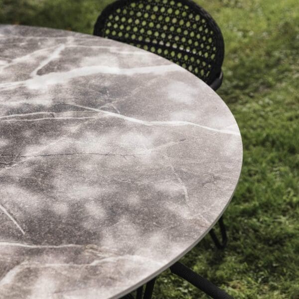 Image of detail of ceramic table top