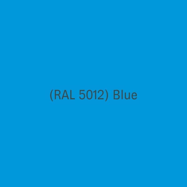 Image of swatch of BLUE RAL 5012 used for Wunder high quality picnic tables & benches