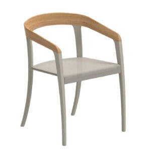 Royal Botania Jive Dining Chair Teak Back & Batyline Seat