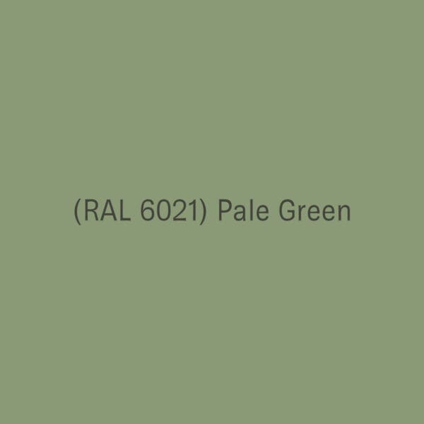 Image of swatch of PALE-GREEN RAL 6021 used for Wunder contemporary picnic bench