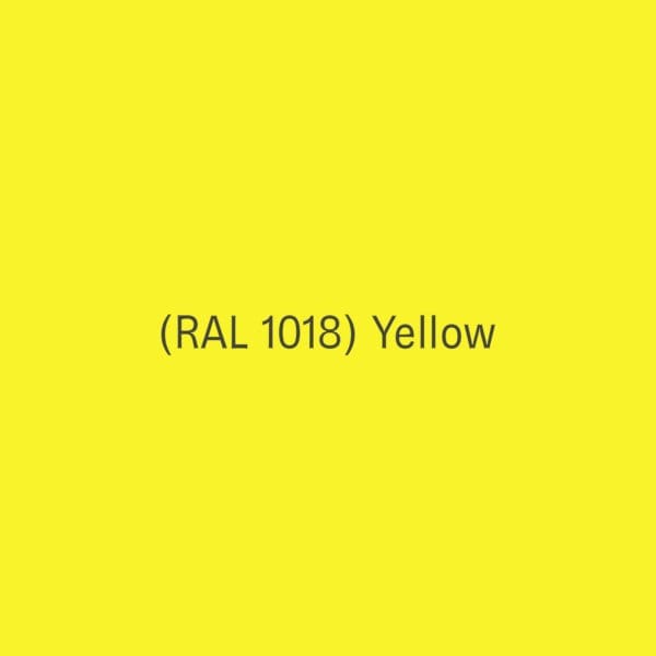 Image of swatch of Yellow RAL 1018 used for Wunder modern picnic furniture