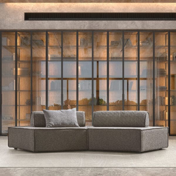 Image of grey Anoko modern garden sofa by Komoom
