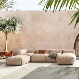 Image of Enhola modular garden beanbag sofa by Komoom
