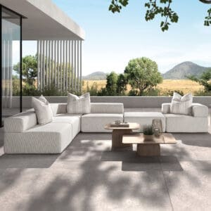 Image of Renai modern sectional garden sofa by Komoom