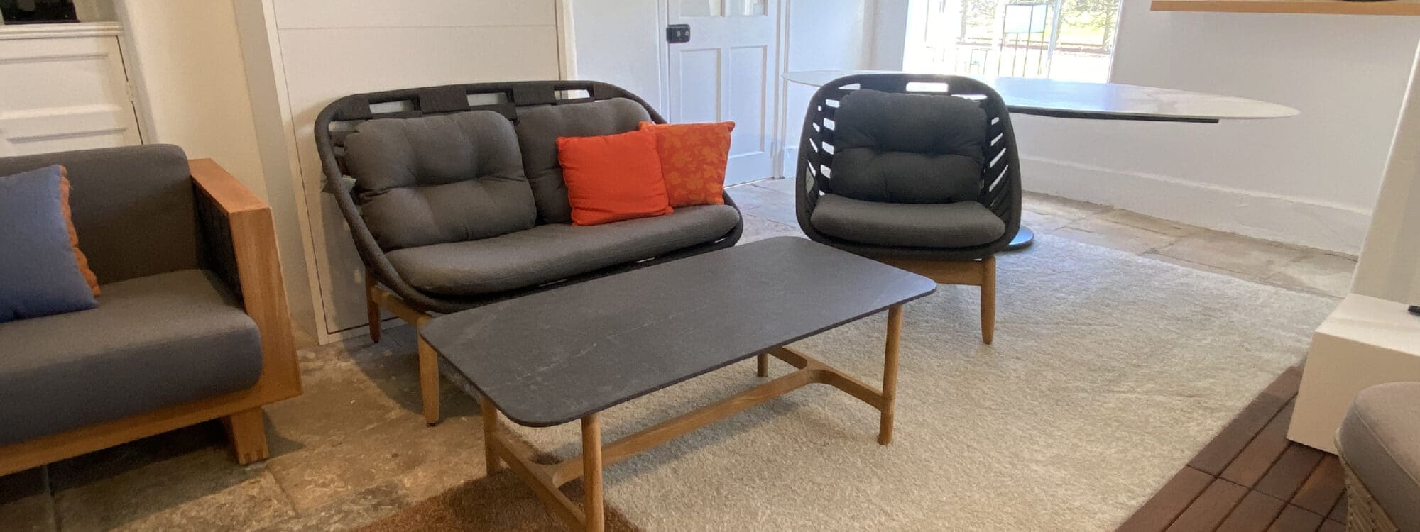 Image of ex-display Strington garden lounge set by Cane-line