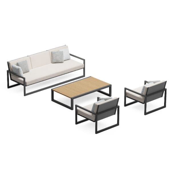 Image of render of Royal Botania Ninix Lounge set 02