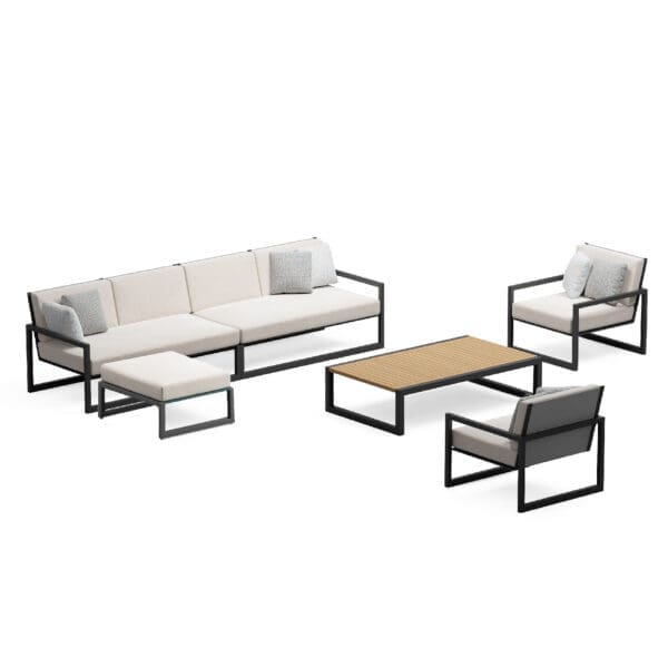 Image of render of Royal Botania Ninix Lounge set 04