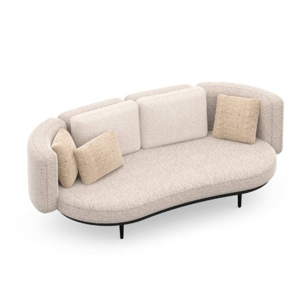 Image of render of Royal Botania Organix Lounge Set 11 luxury garden sofa