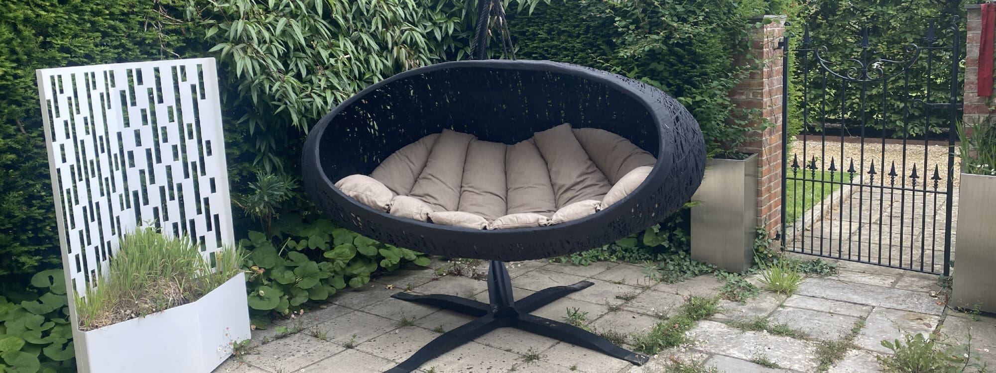 Image of Bios Alpha ex-display luxury swing seat & base by Unknown Nordic